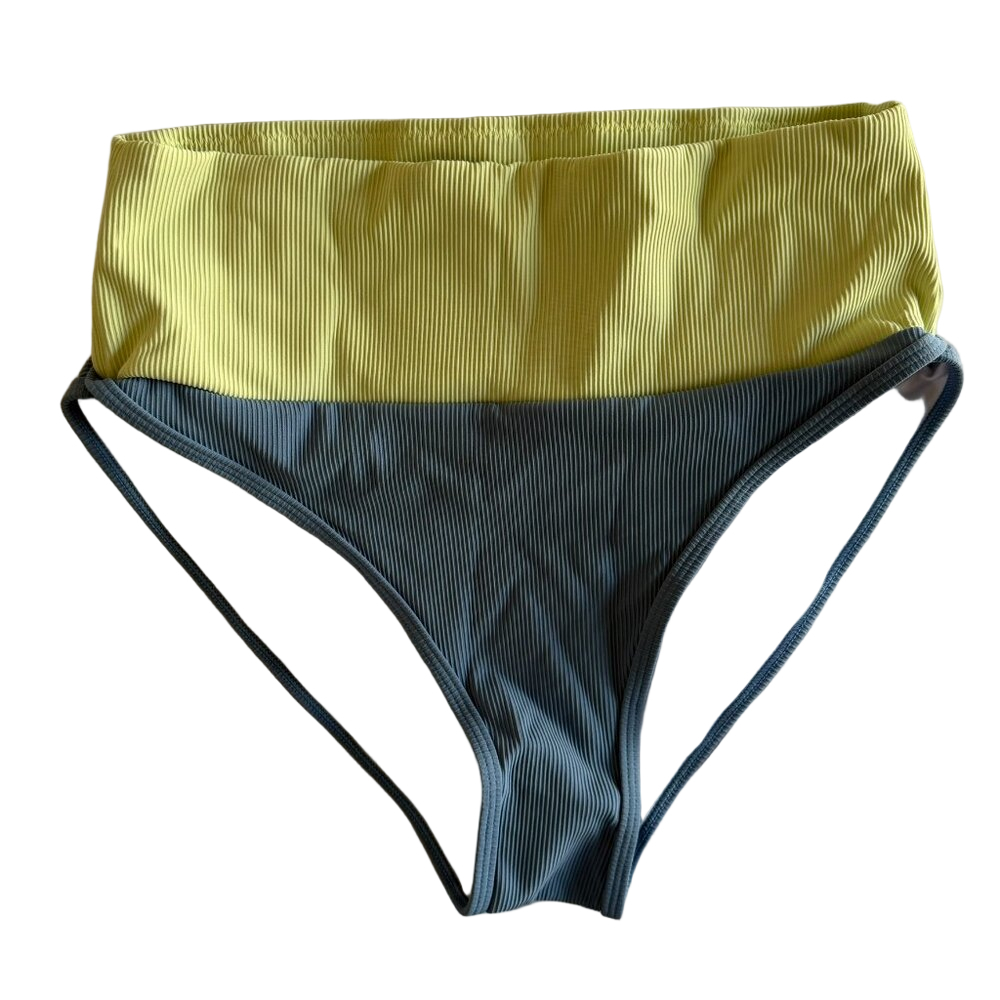 Women's NEW Colorblock 2 Piece Bikini Swimsuit Swimwear Size Medium #26013 - Picture 3 of 9